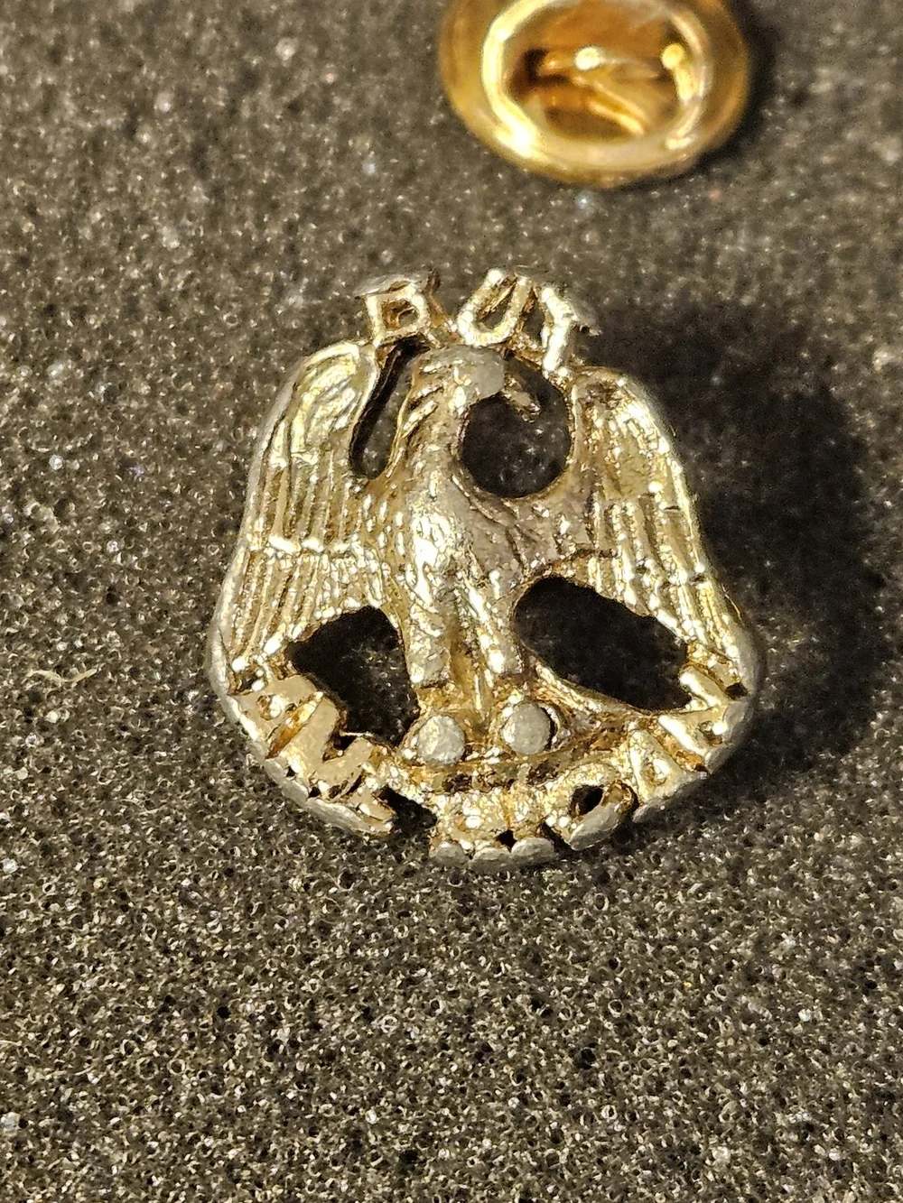 Buy American United Industrial Workers Trade Union Pin Gold Tone Eagle UlW Vtg